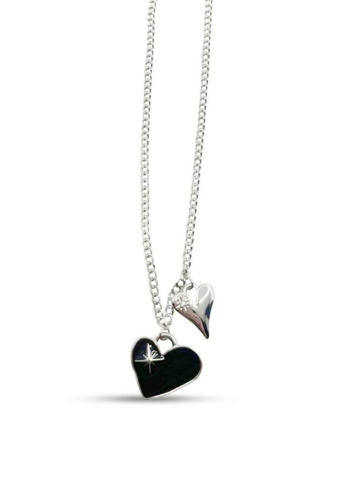 Double Heart Necklace