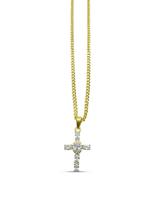 Radiant Faith Cross Necklace