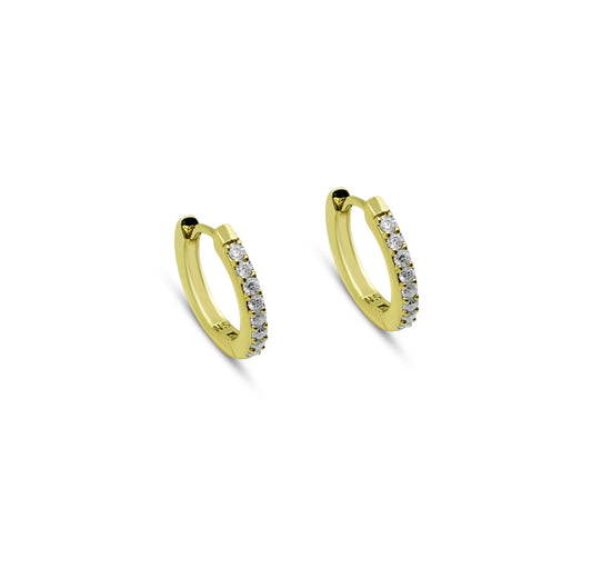 Gemstone Dazzle Hoops