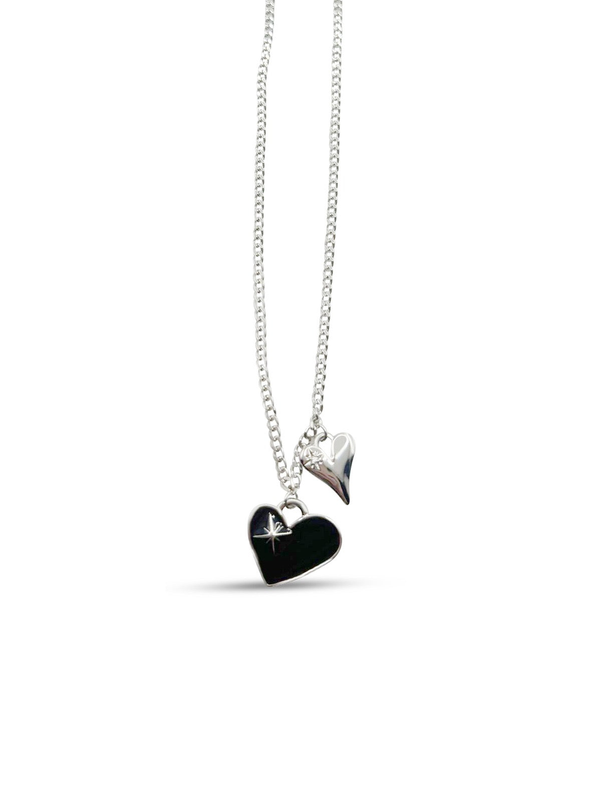 Double Heart Necklace