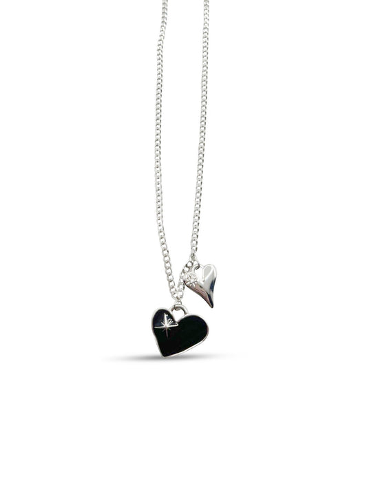 Double Heart Necklace